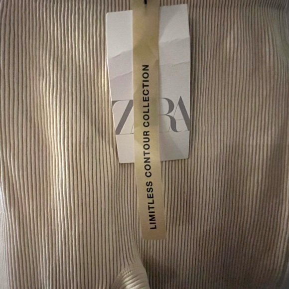 Zara Cream Ribbed Leggings , size XS - Picture 5 of 8